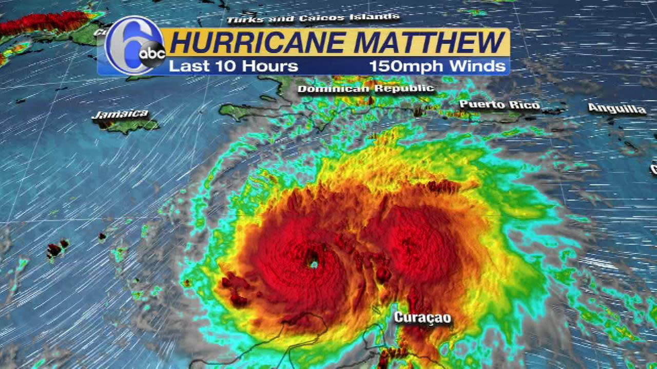 Powerful Hurricane Matthew on Caribbean track toward Jamaica