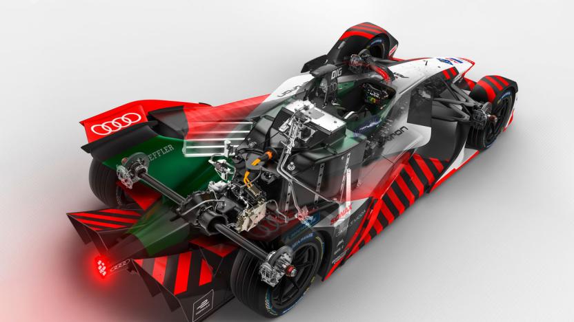 Audi's Formula E racing car.