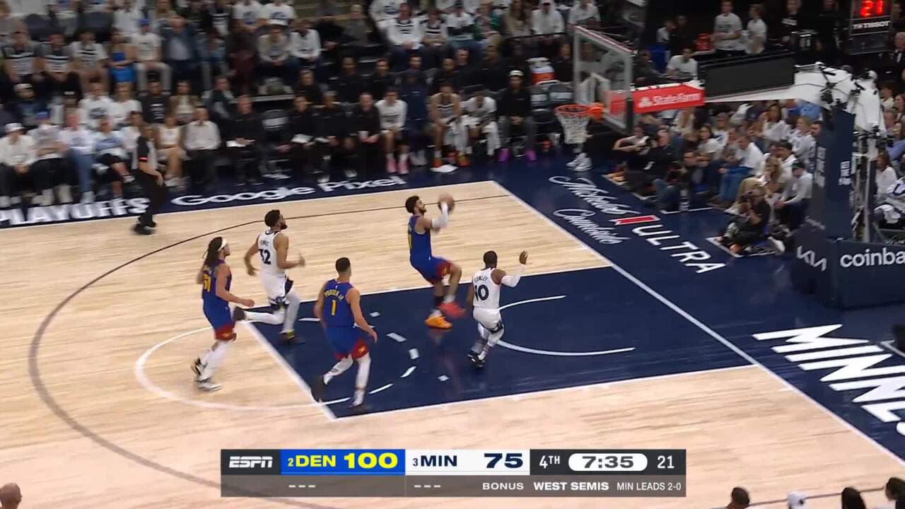 Jamal Murray rises up and throws it down