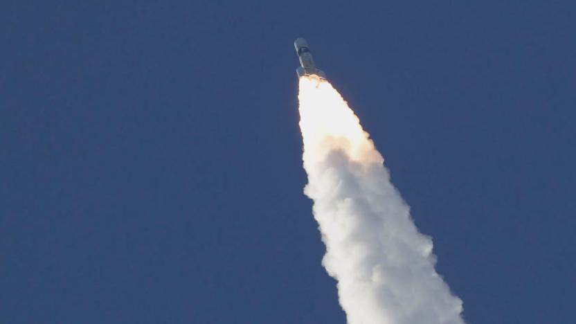 An H-2A rocket carrying the Hope Probe, developed by the Mohammed Bin Rashid Space Centre (MBRSC) in the United Arab Emirates (UAE) for the Mars explore, rises into the air after blasting off from the launching pad at Tanegashima Space Center on the southwestern island of Tanegashima, Japan, in this photo taken by Kyodo July 20, 2020. Mandatory credit Kyodo/via REUTERS ATTENTION EDITORS - THIS IMAGE WAS PROVIDED BY A THIRD PARTY. MANDATORY CREDIT. JAPAN OUT. NO COMMERCIAL OR EDITORIAL SALES IN JAPAN.