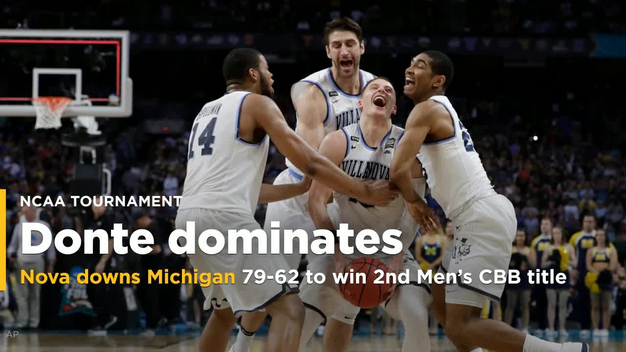 Yahoo Sports on X: Donte DiVincenzo had a pretty big half for Villanova.  #NationalChampionship  / X