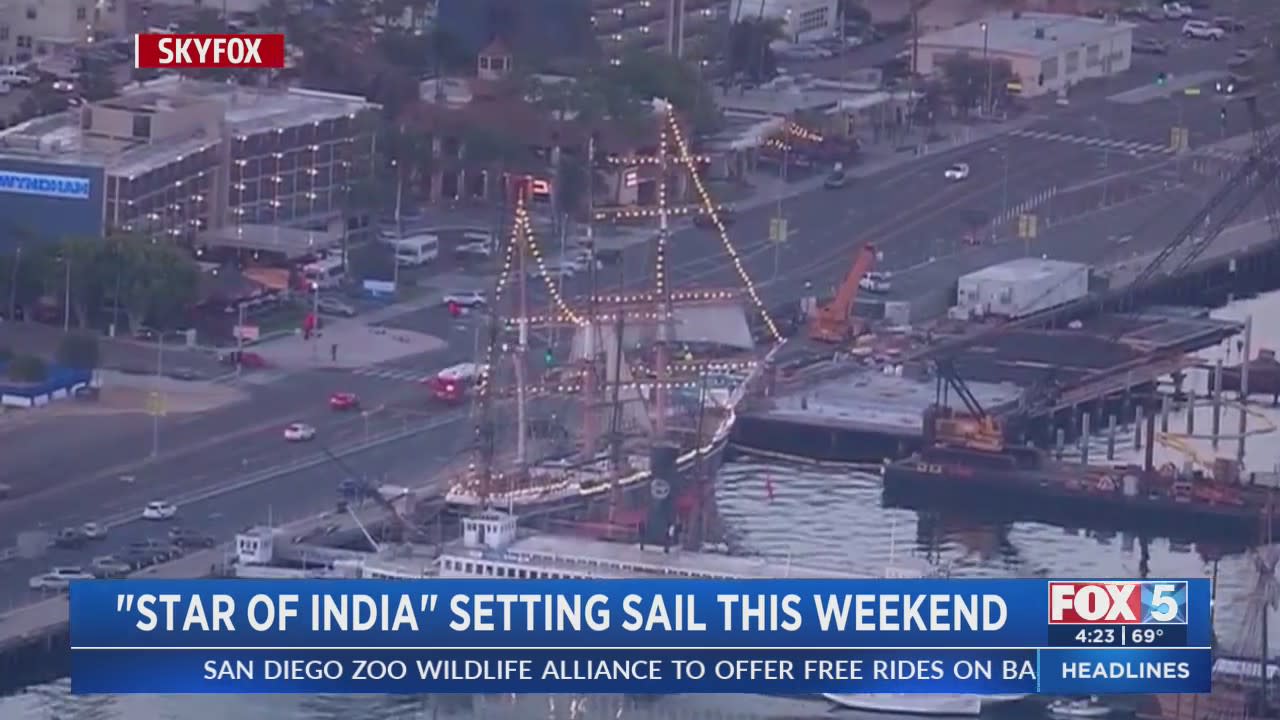 Star of India' sets sail for first time in years