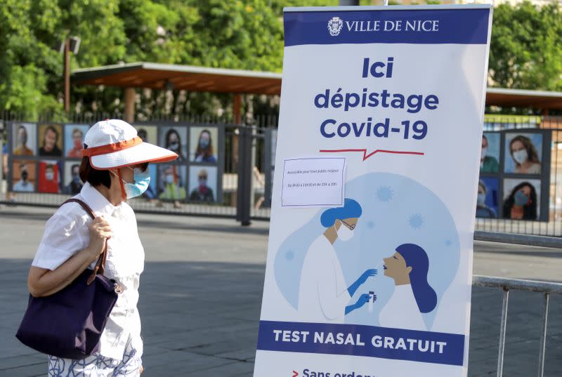 France's new COVID-19 infections nearly double in a day