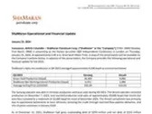 ShaMaran Operational and Financial Update