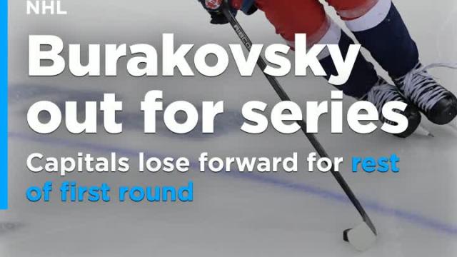 Capitals lose Burakovsky for rest of Blue Jackets series