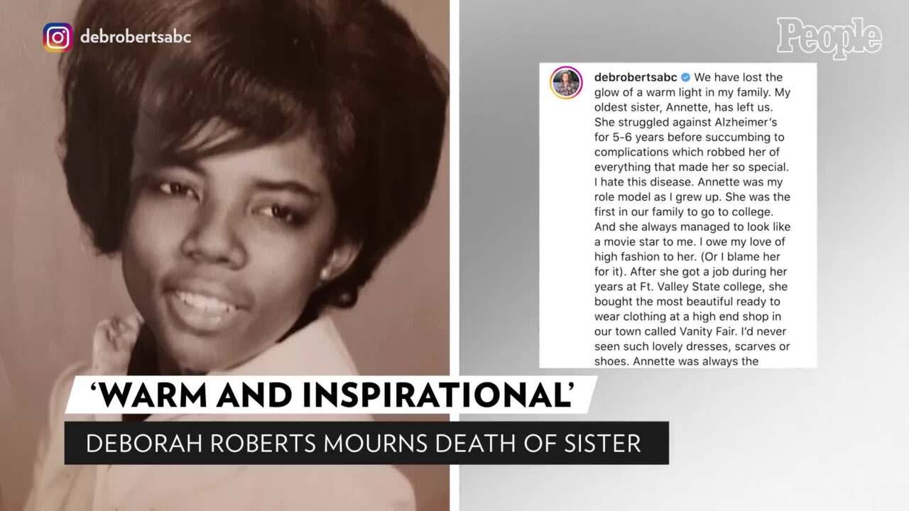 ABC News' Deborah Roberts reveals her sister has died after years