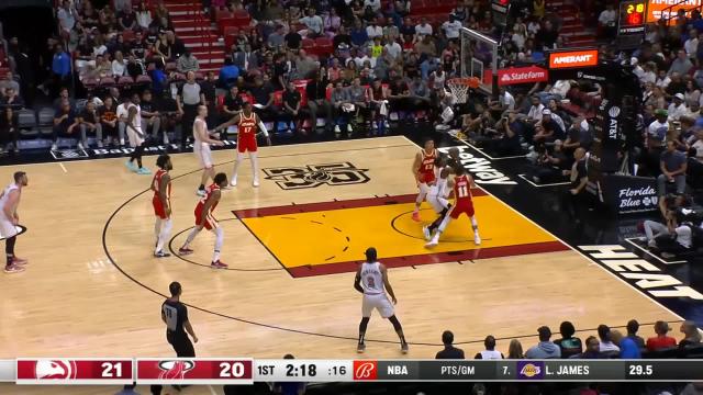 Jimmy Butler with a dunk vs the Atlanta Hawks
