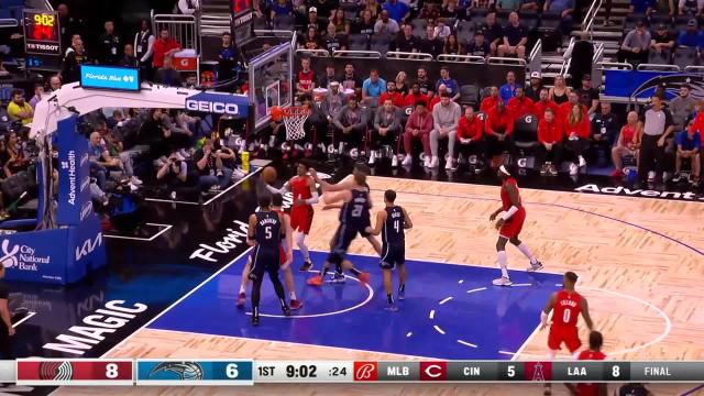 Top assists from Orlando Magic vs. Portland Trail Blazers