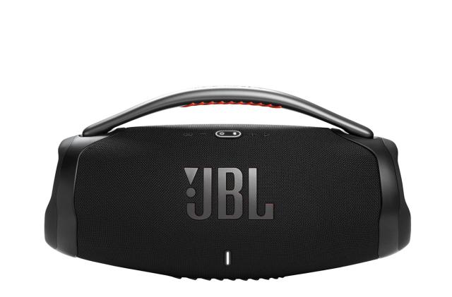 New version of the JBL Boombox in black.