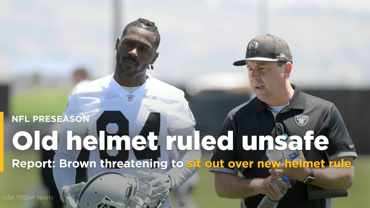 Report: Antonio Brown threatens retirement over new NFL helmet restrictions