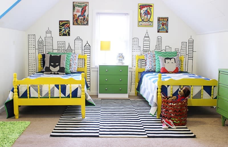 11 Comic Book Inspired Kids Rooms That Will Make Your Little