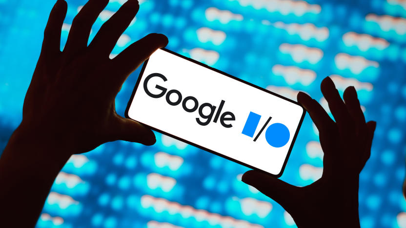 BRAZIL - 2024/02/28: In this photo illustration, the Google IO logo is displayed on a smartphone screen. (Photo Illustration by Rafael Henrique/SOPA Images/LightRocket via Getty Images)