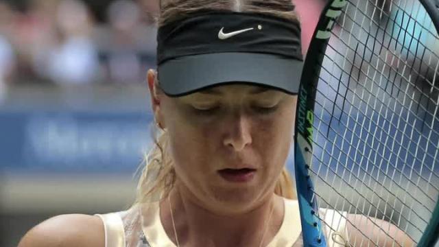 Sharapova knocked out of U.S. Open fourth round