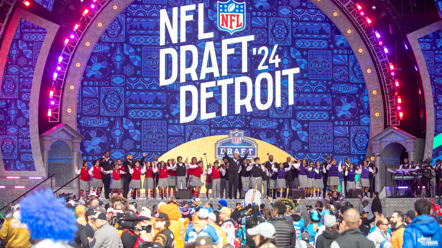 Getty Images - DETROIT, MICHIGAN - APRIL 26: The Detroit Youth Choir performs onstage during Day 2 of the 2024 NFL Draft on April 26, 2024 in Detroit, Michigan. (Photo by Aaron J. Thornton/Getty Images)