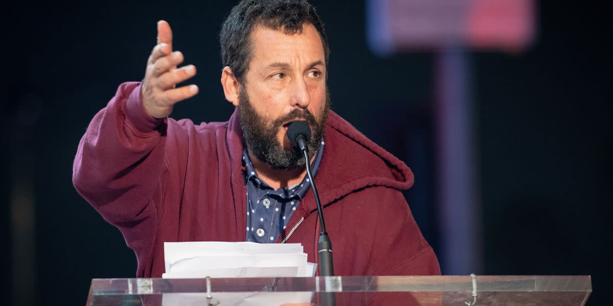 Adam Sandler Gives Some Way-Too-Honest Advice During NYU Grad Speech