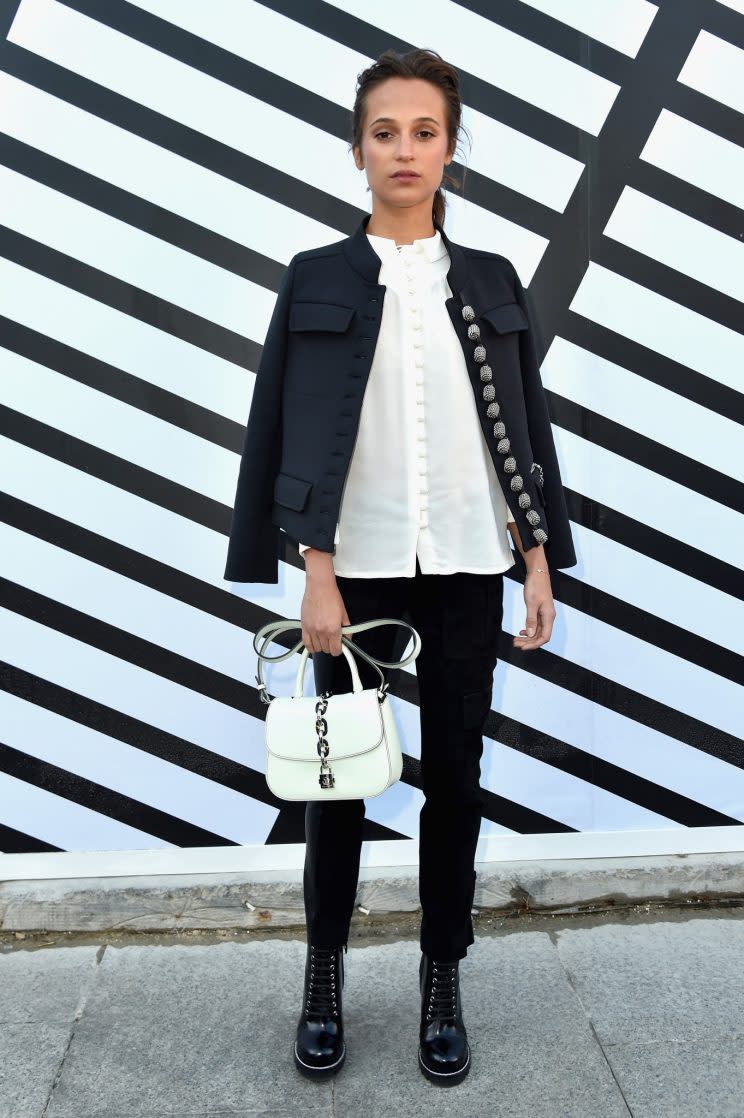 Paris Fashion Week: Alicia Vikander, Miranda Kerr and Lea Seydoux sit on  the front row at Louis Vuitton