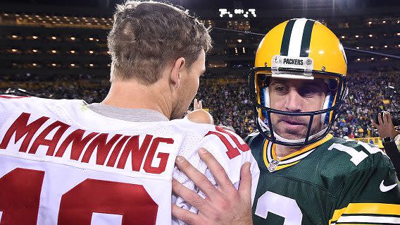 Aaron Rodgers will appear on this week’s Manningcast