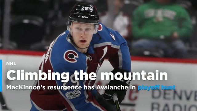 Nathan MacKinnon’s resurgence has Avalanche in surprising fight for playoff spot
