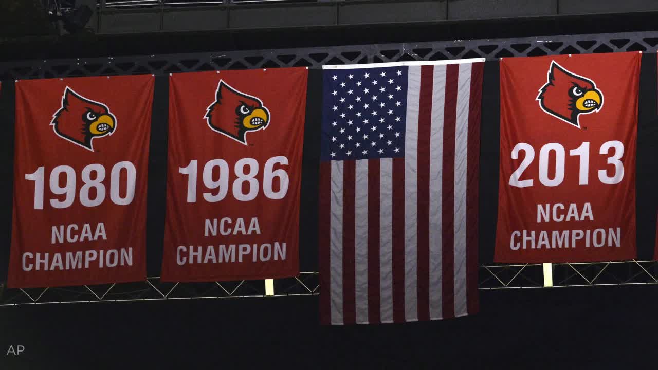 NCAA Mens Basketball Final Four 2013 Atlanta Golf Towel Louisville