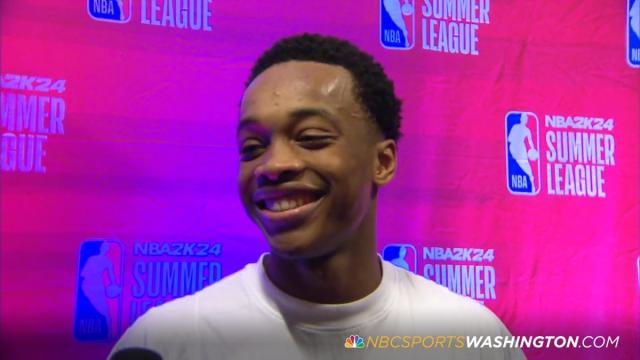 Bilal Coulibaly reflects on his first ever NBA Summer League