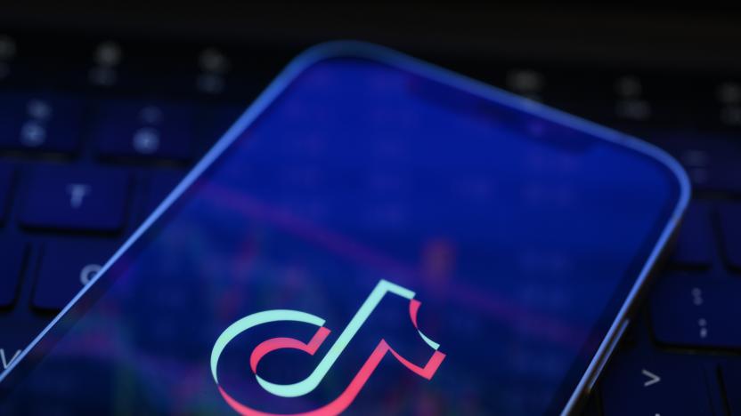 The TikTok logo is seen on a mobile phone screen in this photo illustration on 23 March, 2023 in Warsaw, Poland. (Photo by Jaap Arriens/NurPhoto via Getty Images)