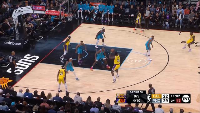 Kendrick Nunn with an assist vs the Phoenix Suns