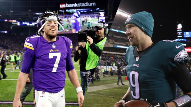 The Vikings and Patriots are going to the Super Bowl, according to