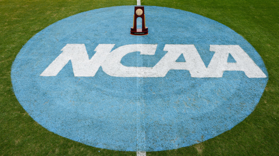 Getty Images - FRISCO, TEXAS - JANUARY 7: The championship trophy is seen on the field before the game between the South Dakota State Jackrabbits and the Montana Grizzlies during the Division I FCS Football Championship held at Toyota Stadium on January 7, 2024 in Frisco, Texas. (Photo by C. Morgan Engel/NCAA Photos via Getty Images)