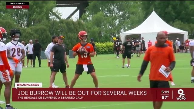 Bengals' Joe Burrow 'looks great' physically weeks after suffering calf  injury