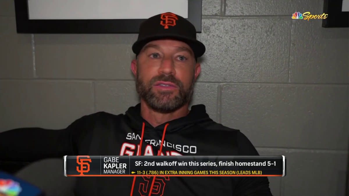 Giants manager Gabe Kapler gets contract extension through 2024