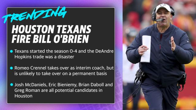 Houston texans fire Bill O'Brien