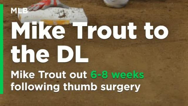 Mike Trout to miss six to eight weeks following thumb surgery