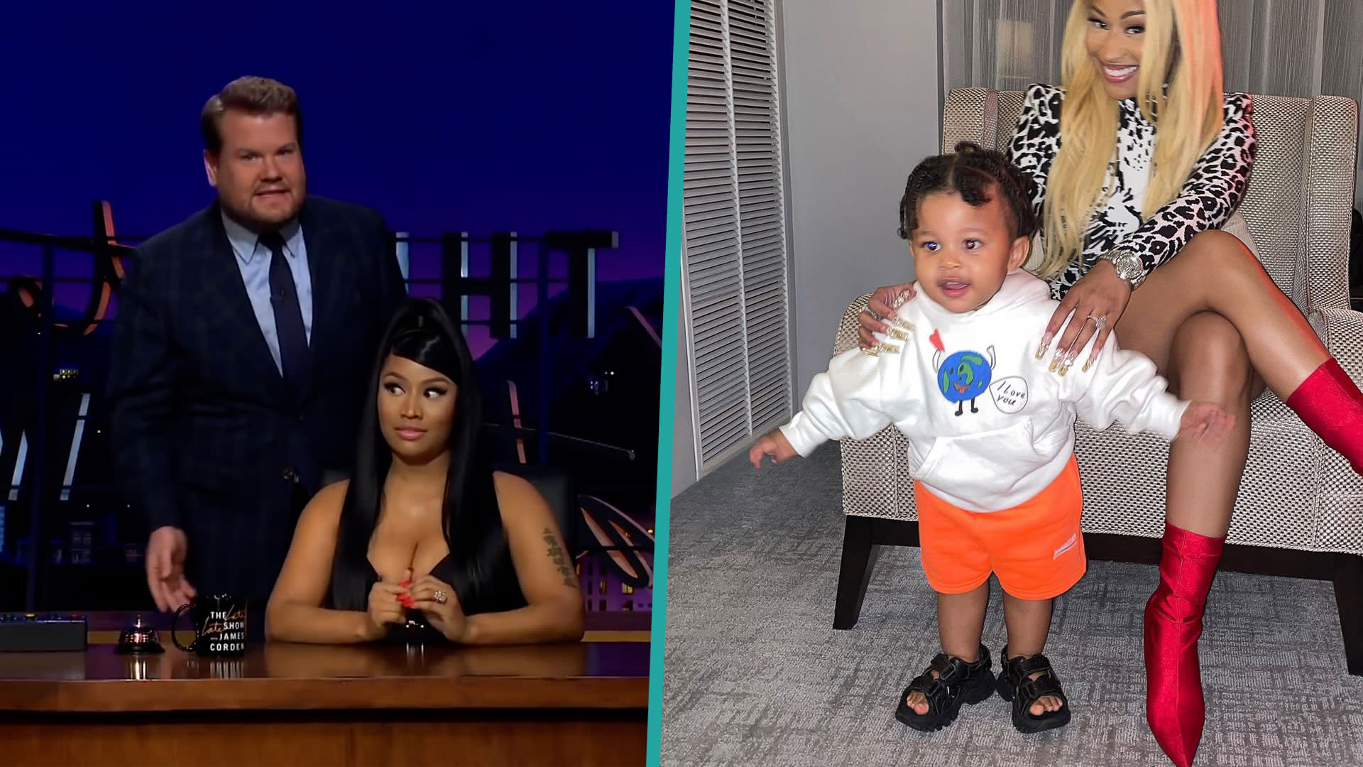 NICKI MINAJ AND FAMILY PAY TRIBUTE TO 'HONEY, WE SHRUNK OURSELVES