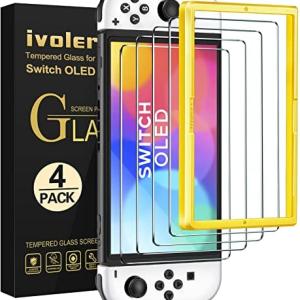 iVoler Tempered Glass Screen Protector Designed for Nintendo Switch