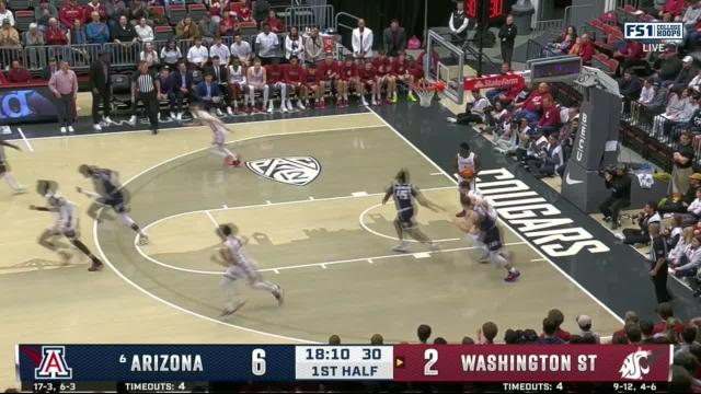 Azuolas Tubelis' double-double keys No. 6 Arizona's gritty win at Washington State