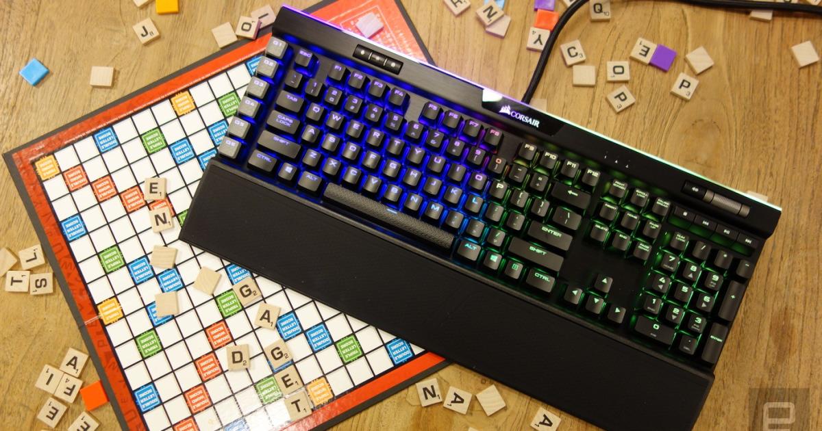 new K95 gaming keyboard is surprisingly classy |