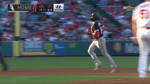 Watch: White Sox' Eloy Jiménez 3rd inning home run vs. Angels