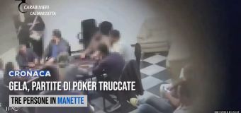 Gela, partite di poker truccate