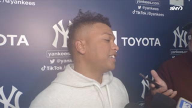 Willie Calhoun hard on himself after impressive Yankees debut 