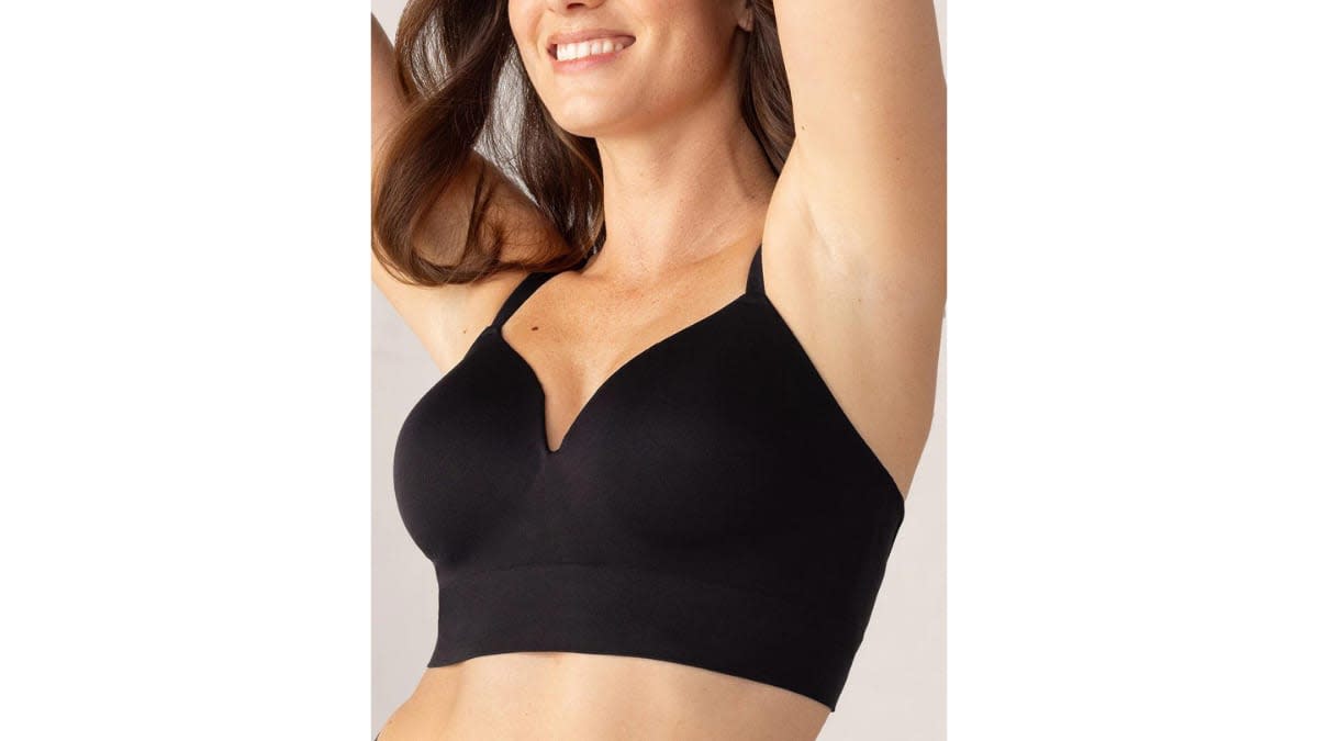 Shapermint Truekind Daily Comfort Wireless Shaper Bra M Black for sale  online