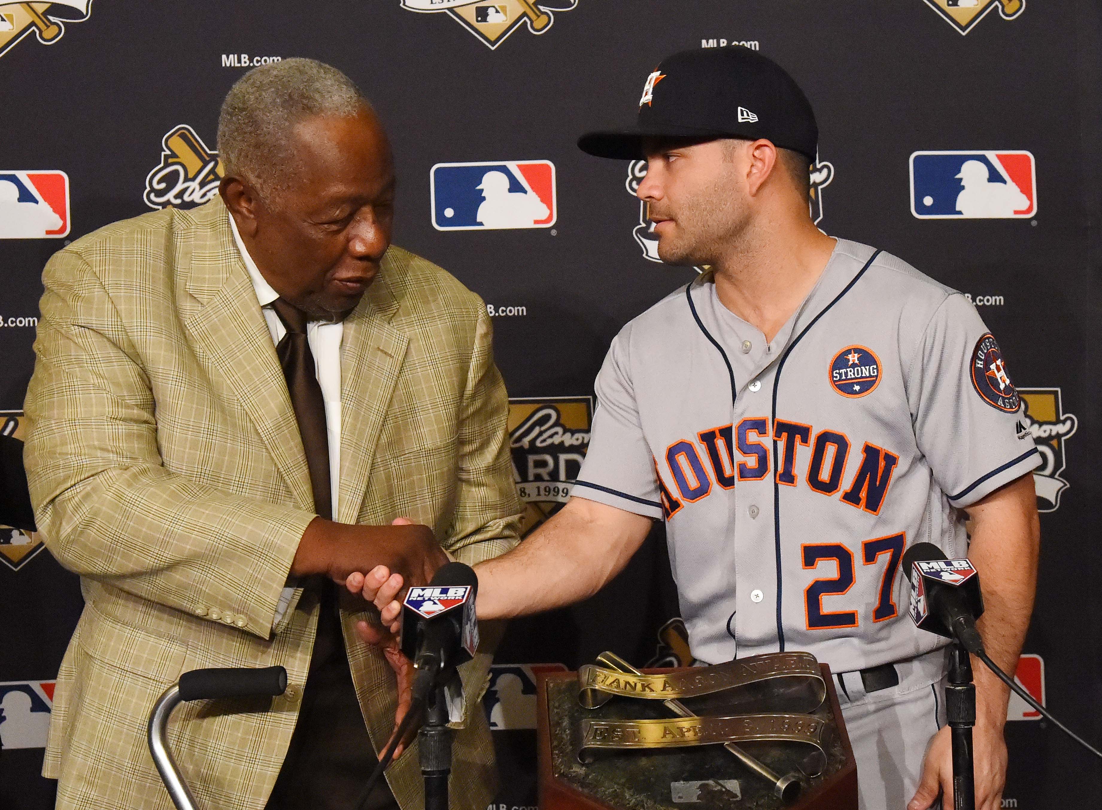 mlb hank aaron jersey