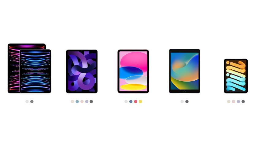 The five iPads in Apple's 2023 lineup
