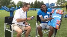 WATCH - Dan goes 1-on-1 with receiver Jameson Williams who's now set for lunch for a while
