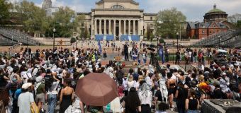 
Columbia issues ultimatum to clear pro-Palestine protest or risk suspension