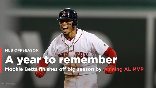 Mookie Betts wins 2018 AL MVP: Boston Red Sox star outfielder beats out  Mike Trout; J.D. Martinez places fourth 