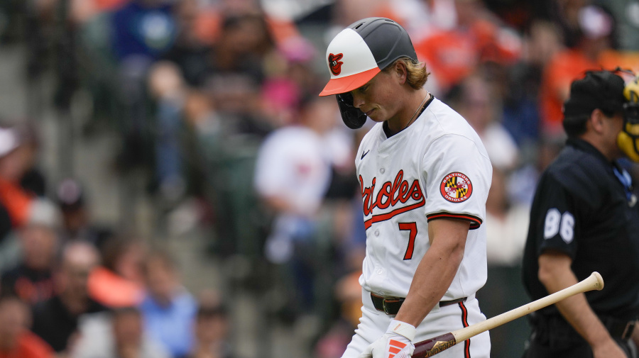 Jackson Holliday sent back to Triple-A after struggling in first 10 games with Orioles