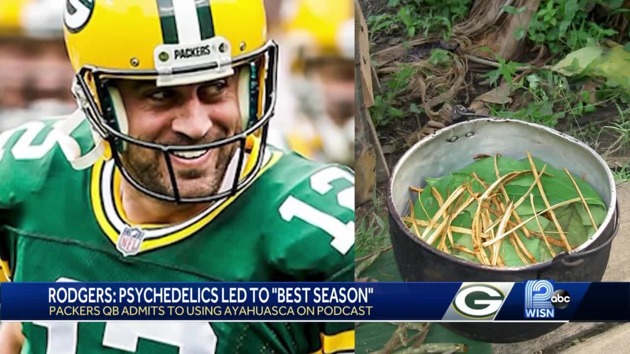 aaron rodgers ayahuasca jersey