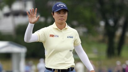 Getty Images - LANCASTER, PENNSYLVANIA - JUNE 02: Yuka Saso of Japan celebrates after a putt on the 18th green during the final round of the U.S. Women's Open Presented by Ally at Lancaster Country Club on June 02, 2024 in Lancaster, Pennsylvania. (Photo by Sarah Stier/Getty Images)