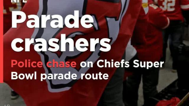 Police chase occurs on Chiefs Super Bowl parade route