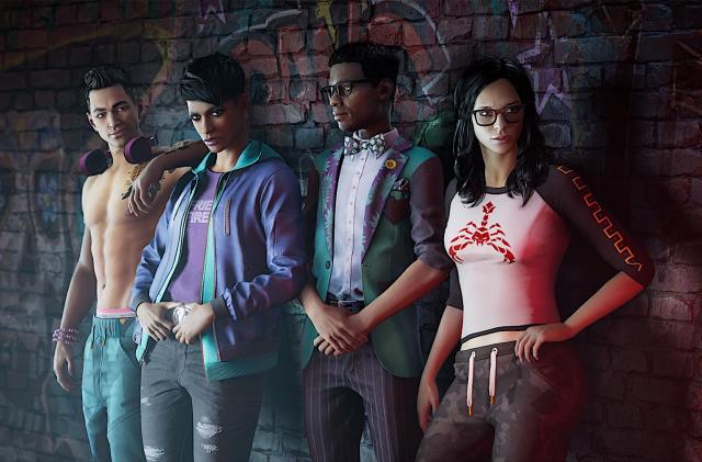 Images of the Saints Row cast